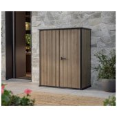 Signature 1400L Deco Vertical Shed Brown