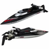 Boat Motorboat FT012 Remote Controlled RC Black 50km/ h 2.4G