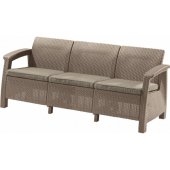 Corfu Love Seat Max Beige