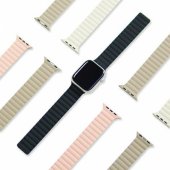 Silicone Link Apple Watch 38|40|41mm Black/ Grey