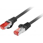 Patchcord cat.6 FTP 1m black