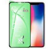"Clear Ceramic Glass Full with Frame iPhone 7/ 8" Black