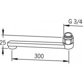 Swivel Spout D 300