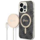 4G Print MagSafe Case + Wireless Charger iPhone 14 Pro Max black
