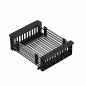 Basket steel / black handles