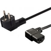 Power cable Schuko (M) angled – IEC C13 1.2m CL-115