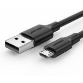 USB to Micro USB QC 3.0, 2.4A, 2m Black