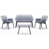 Luxor Lounge Set Light Grey/ Grey