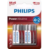 LR6P6BP/ 10 Power Alkaline AA / 6 pcs