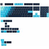 GPBT Gradient Keycaps (US) Black/ Blue