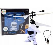 Flying Astronaut Hand Controlled Drone Helicopter White