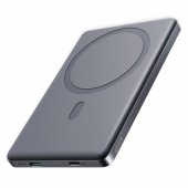 JR-PBM08 magnetic powerbank 20W 5000mAh slim (gray)