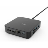 USB-C HDMI Dual DP Docking Station with Power Delivery 100W