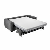 Sofa bed KINGSTON 3-seater 198x96xH76/ 94cm, dark grey