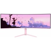 Nova 49" VA 32:9 Curved Pink