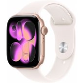 Watch Series 11 42mm Rose Gold / Light Blush Sport Band - M/ L