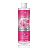 Eveline Organic Peony łagodzący płyn micelarny 5w1 do cery wrażliwej i