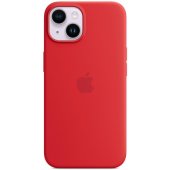 "Silicone Case with MagSafe iPhone 14 (MPRW3ZM/ A)" Red