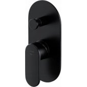 Cersanit Crea bathtub mixer concealed black (S951-322)