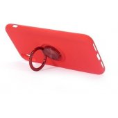 "Ring Slicone Case with Magnet iPhone 12 / 12 Pro" Red