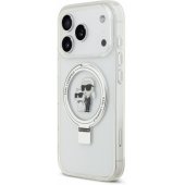 Ringstand Karl and Choupette MagSafe Case iPhone 17 Pro Max White