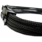 8 Pin (EPS) Sleeved Cable Black CA-8P-01