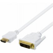 HDMI to DVI Full HD 2m White