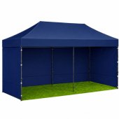 Express Garden Tent Catering Pavilion Navy Blue 3x6 M