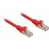 Network cable RJ45 CAT6a SFTP LSOH 3 m Red