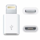 Adapter USB Micro - Lightning white