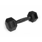Zipro Hex rubberized dumbbell 1 x 2.5 kg