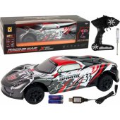 Sports Car R/ C 1:8 Gray White