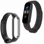 WYP Silicone Strap Xiaomi Mi Band 7 Black