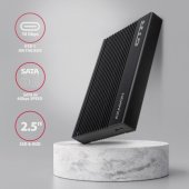 External HDD/ SSD Enclosure 2.5" USB 3.2 Black EE25-GTR