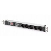 PDU 1HE 5xSchuko 16A 1U 2m Black