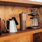 Drip Kettle Walnut 600ml