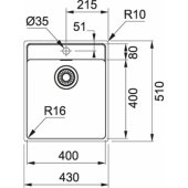 Maris MRX210-40TL Stainless steel (127.0531.851)