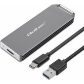 Mini Aluminium Enclosure M.2 PCIe USB 3.1 Silver 52266