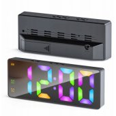 LED Alarm Clock Black