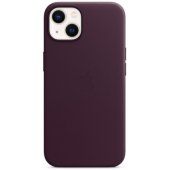 "Leather Case with MagSafe iPhone 13 (MM143ZM/ A)" Dark Cherry