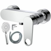 CHLOE with shower set chrome-plated