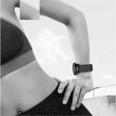 Silicone strap for Samsung Galaxy Watch with width 20mm Orange