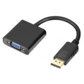 Adapter DisplayPort VGA FHD 60Hz 0,2m Black