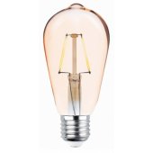LED Bulb Filament E27 ST64 4W 230V 2200K 400lm COG Gold Forev