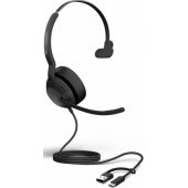 Evolve2 50 USB-A/ USB-C UC Mono Black