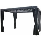 MIRADOR 3x3xH2.5m with Curtains Dark Grey