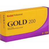 Professional Gold 200 120 Film 5pcs
