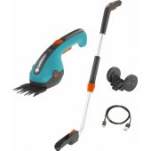 GARDENA Cordless Grass Shears ClassicCut Li Set, 3.6V (turquoise/ black