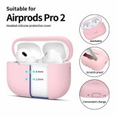 Silicone AirPods pro 1/ 2 cover pink