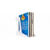 Vinyl record stand white